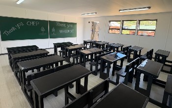 CHEP-led partnership builds classroom for Grade 1 learners in need