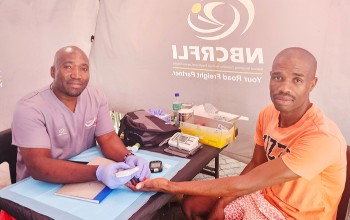 Free health screenings for truck drivers for Transport Month