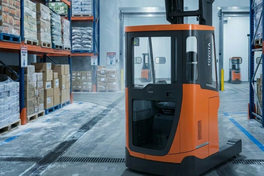 The impact of reach trucks on cold-store efficiency